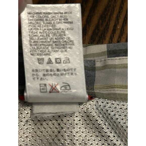 Adventure The North Face Men’s Short Sleeve Button Up Shirt XL Green Gray Plaid - Picture 13 of 16